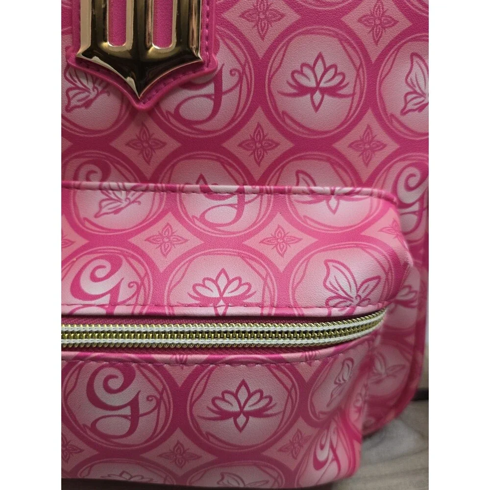Wicked Mini Backpack Bag Pink Universal Studios Glinda Cosplay Purse Coin Pouch